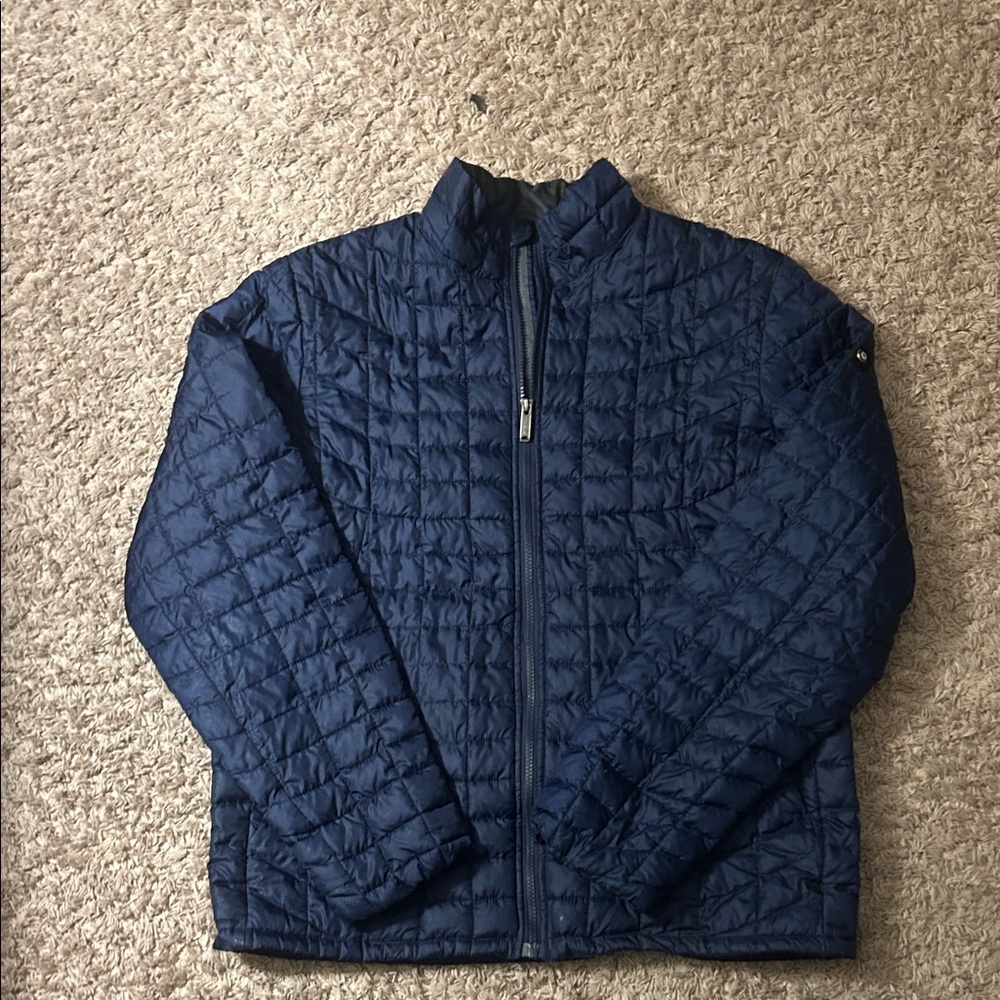 Ben Sherman Dark Blue Quilted Jacket